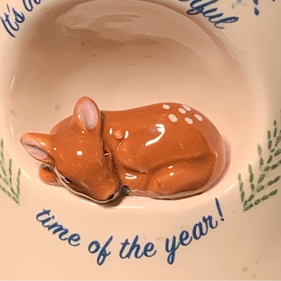 The Most Wonderful Time of the Year 17oz Figural Reindeer Christmas Mug - Picture 4 of 9